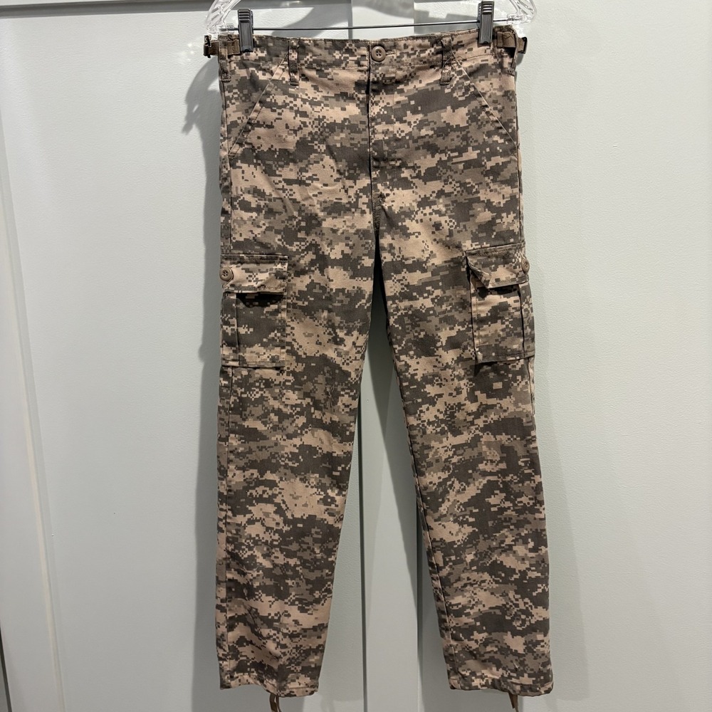 ACU‎ Digital Camo BDU Pants Mens Medium Regular Military Tactical Cargo Ripstop